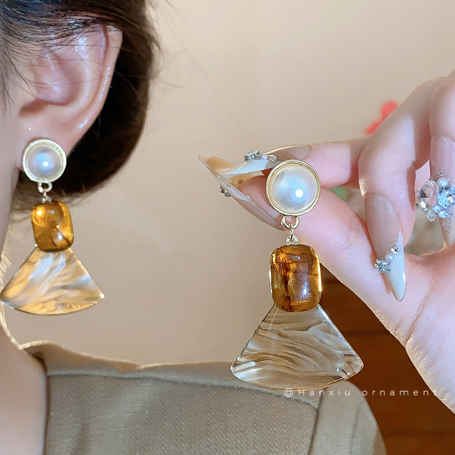 Women's Print Lovely Geometric Trendy Personality Light Luxury Earrings