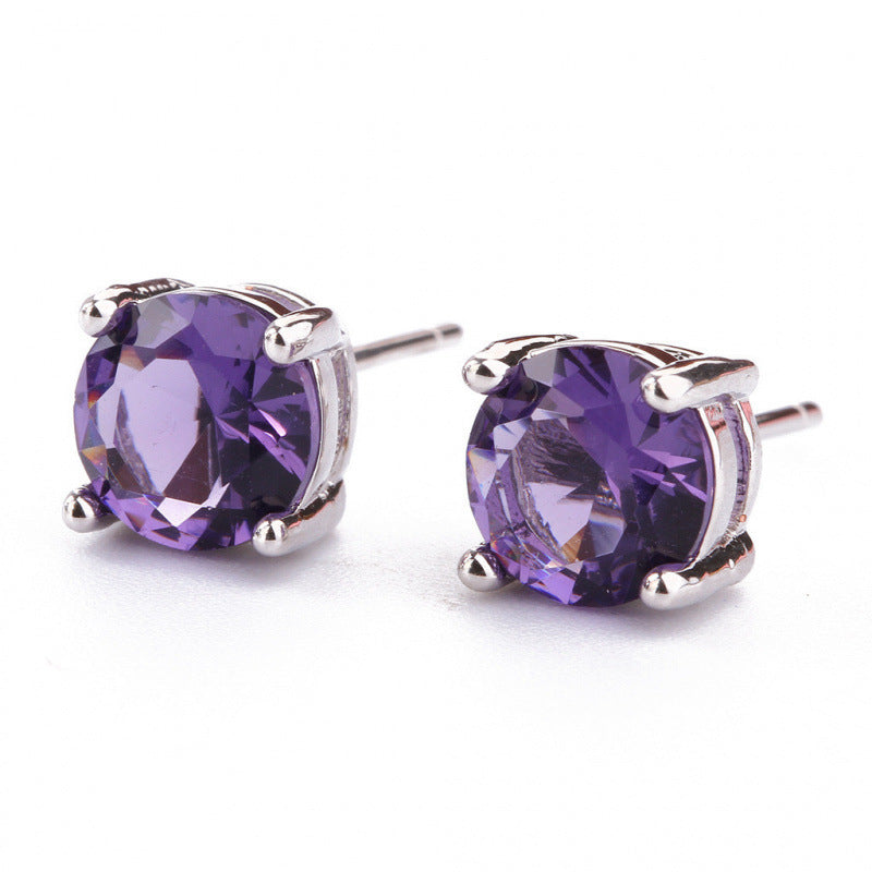 Zirconium High Quality Couple Models Fashionable Simple Personality Rings