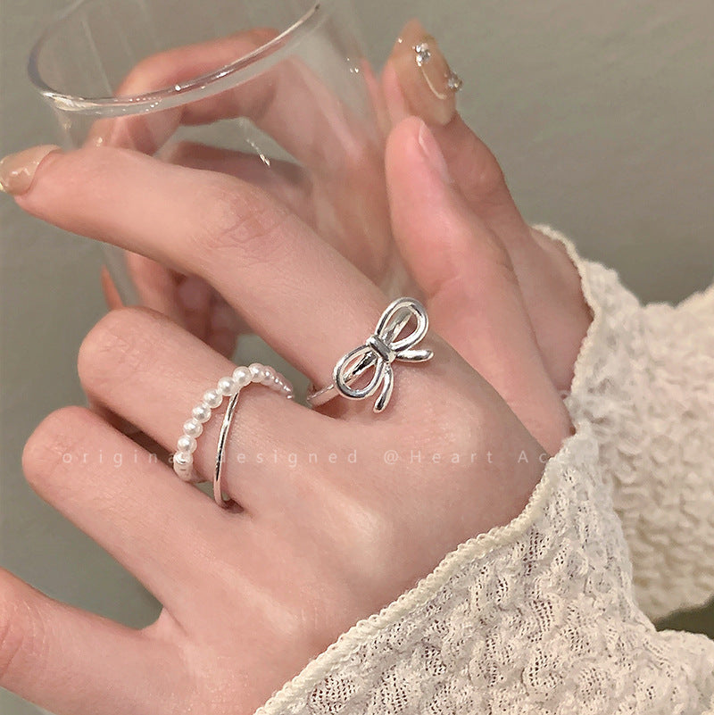 Cross Female Mild Luxury Retro Elegant Rings