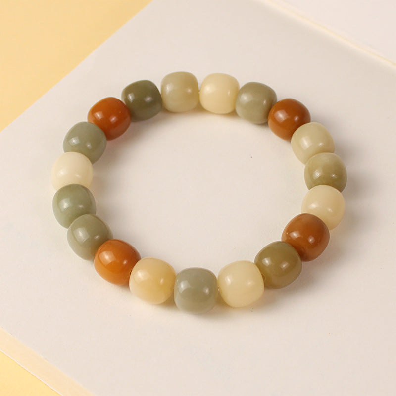 Bodhi Candy Color Single Circle Pliable Temperament High Throw Three Bracelets