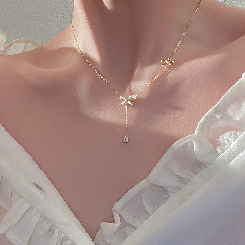 Women's High-grade Butterfly Gift For Niche Bag Light Luxury Necklaces