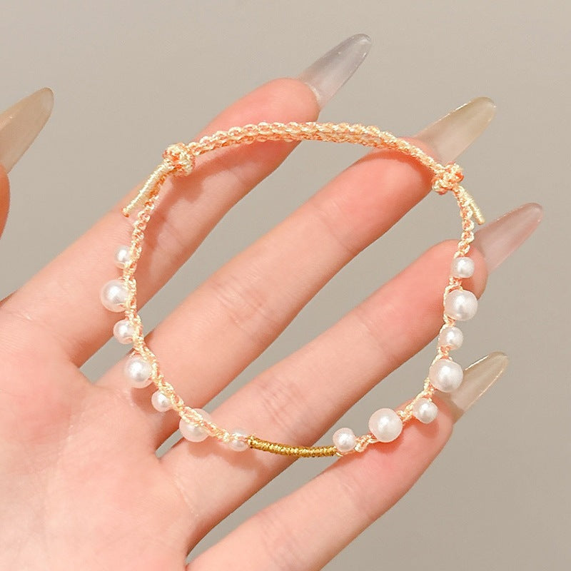 Women's & Men's Colorful Braided Rope Thread Design Simple Bracelet