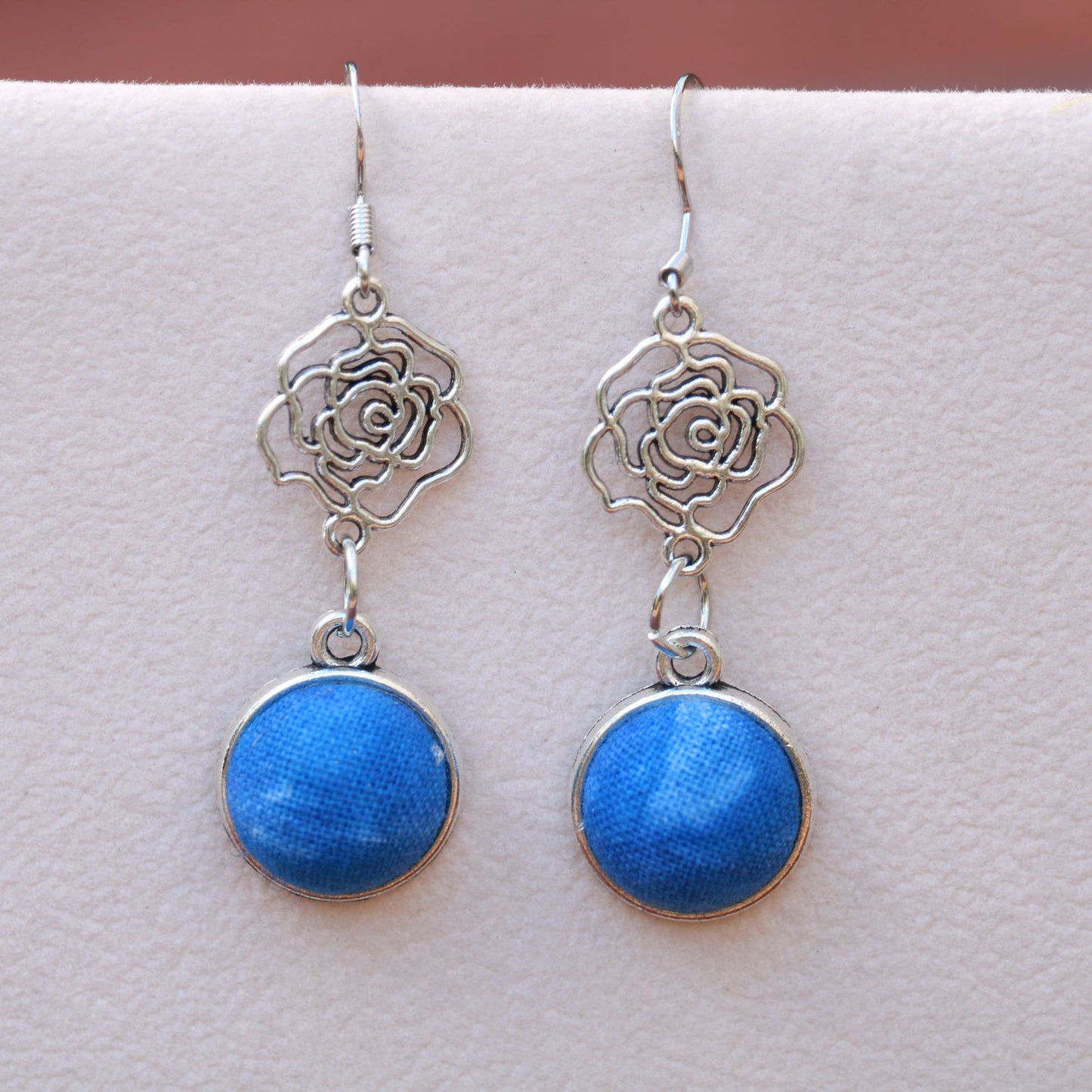 Yunnan Dali Ethnic Style Handmade Fabric Earrings