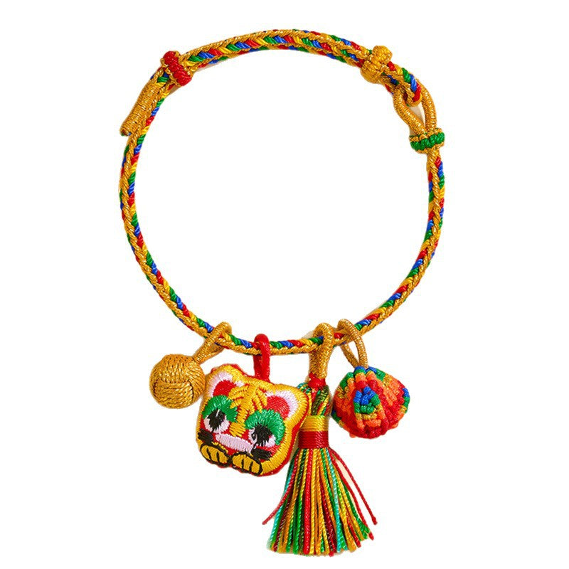 Children's Dragon Boat Festival Colorful Rope Hand-woven Small Bracelets