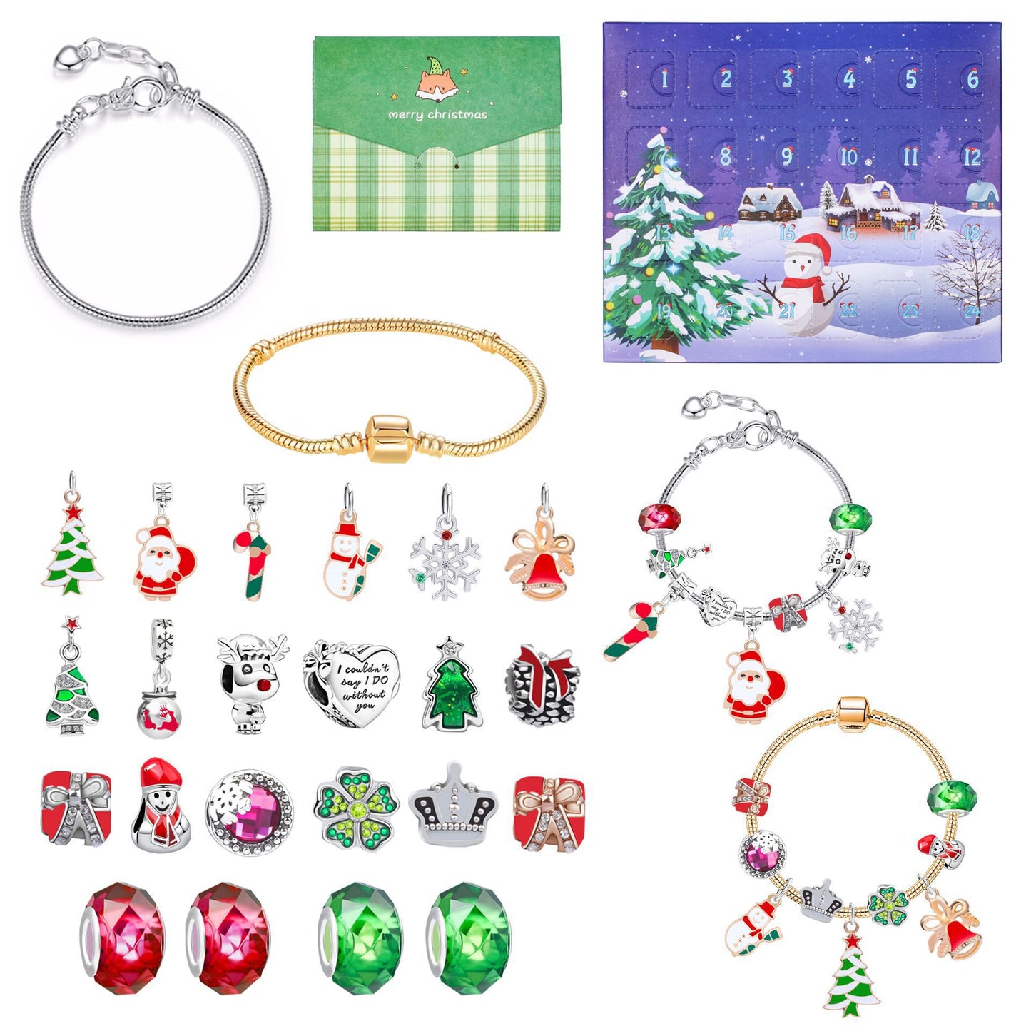 Christmas Elk Blind Box Handmade Suit Holiday Bracelets