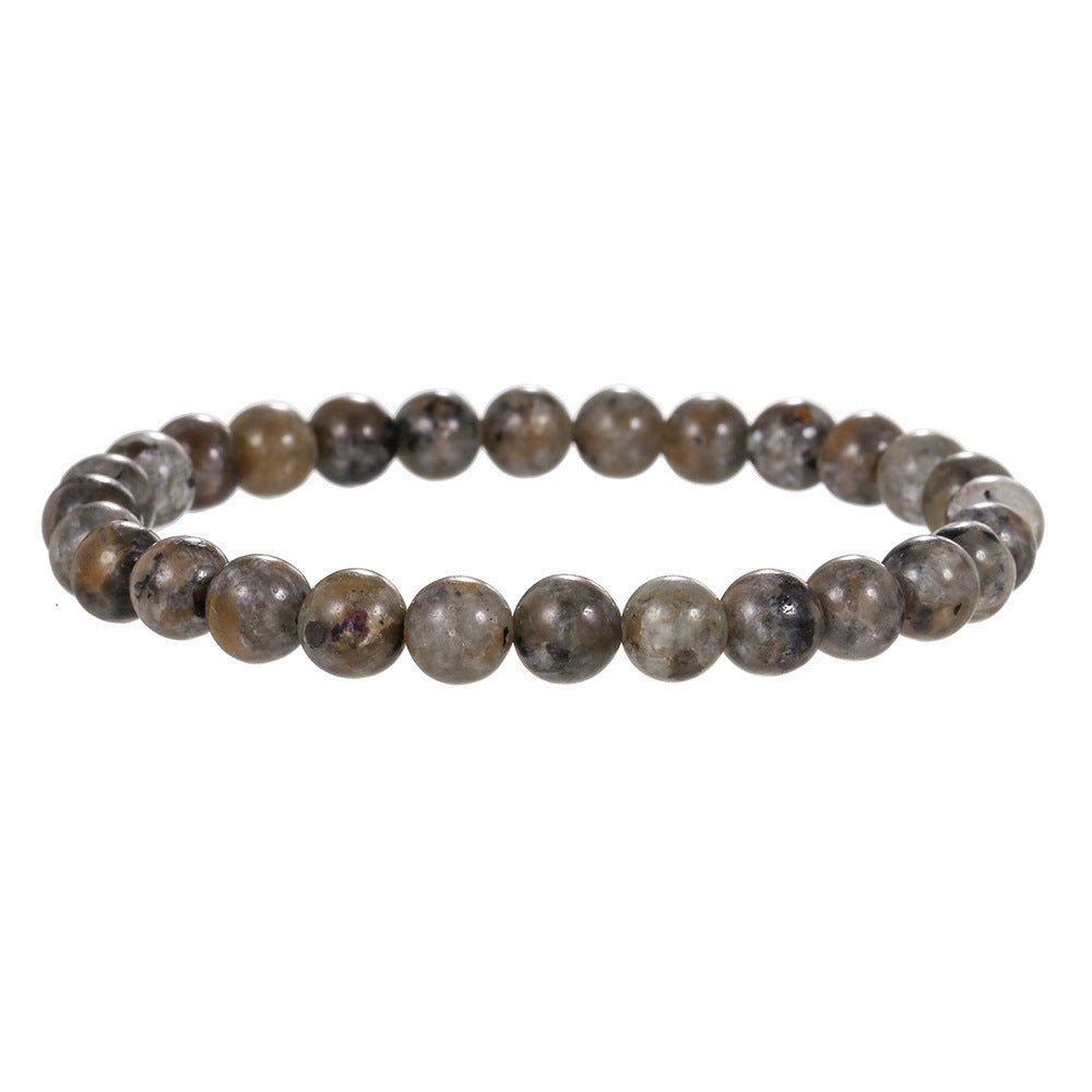 Men's Natural Flame Stone Beads Domineering Hip Bracelets