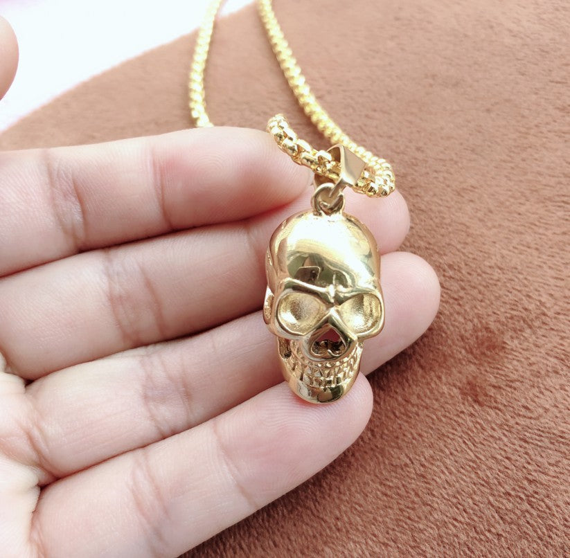 Punk Star Bone Saturn Halo Hipster With Personality Necklace
