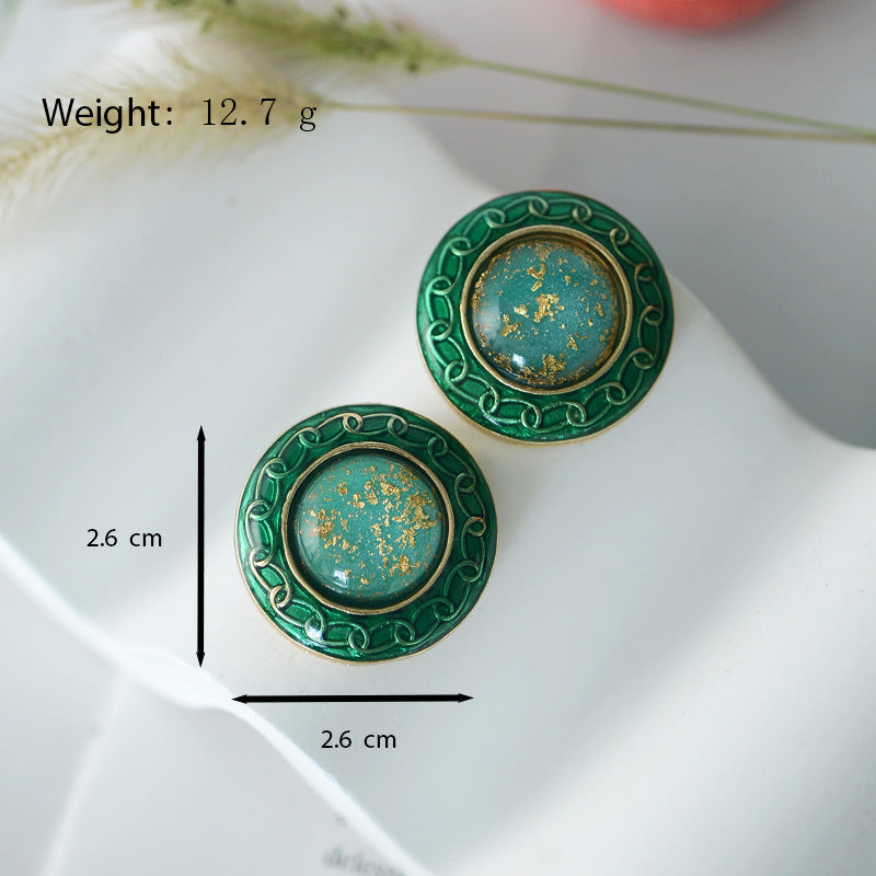 Antique Style Fairy Niche Design High Class Elegant Earrings