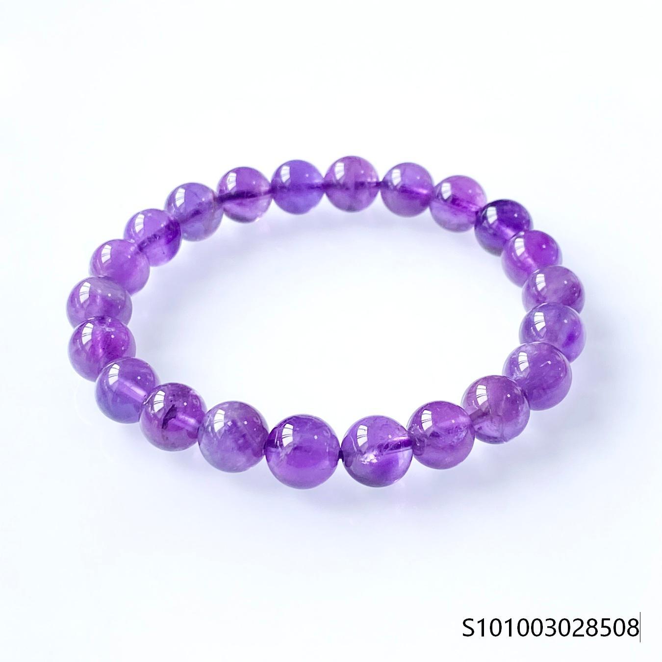 Women's & Men's Natural Amethyst Uruguay Purple Agate Bracelets