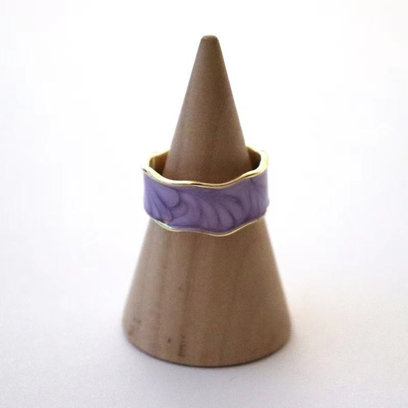 Simple Sweet Bow Matte Gold High Sense Daily Adjustable Ring