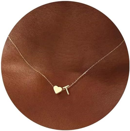 Love Letter Gold-plated Collarbone Durable Low Sensitivity Adjustable Necklace