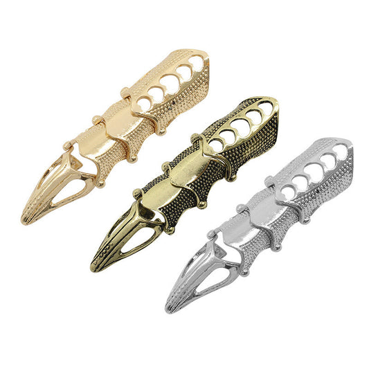 Retro Punk Cool Spire Length Knuckle Rings