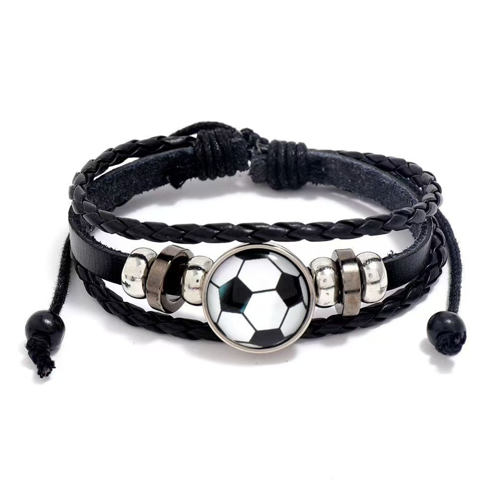 Source Hot Leather Twee Constellation Anime Peripheral Luminous Bracelet