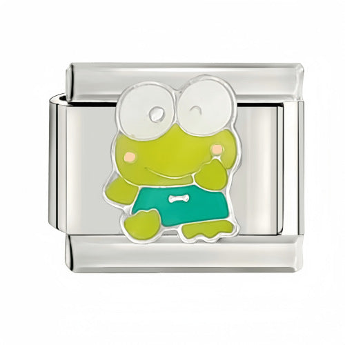 Welding Pattern Oil Dripping Cartoon Italian Bracelets
