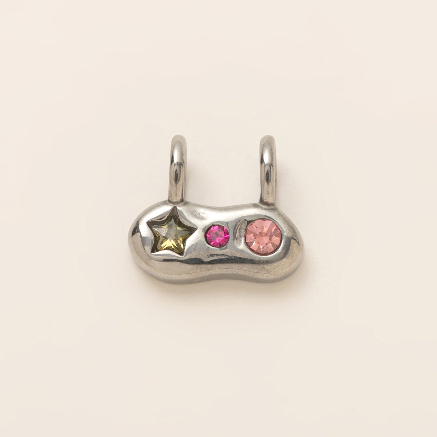 Stainless Steel Jeweled Furnace Vacuum Electroplating Necklaces