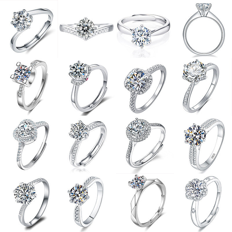 Square Bag Open Female Super Flash One Rings