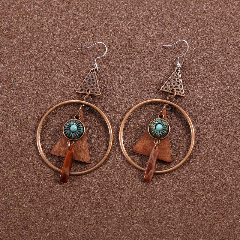 Ethnic Style Butterfly Retro Long Tassel Earrings