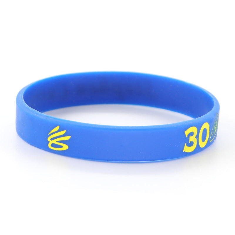Basketball Silicone Rubber James Curry Harden Durant Bracelet