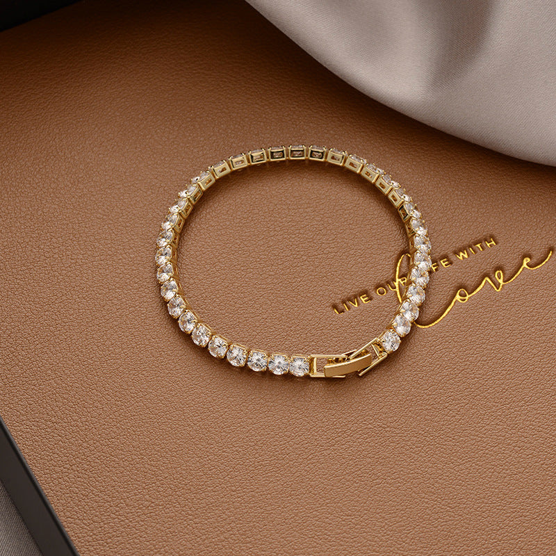 Vintage Pearl Female Style Design Simple Cold Bracelet