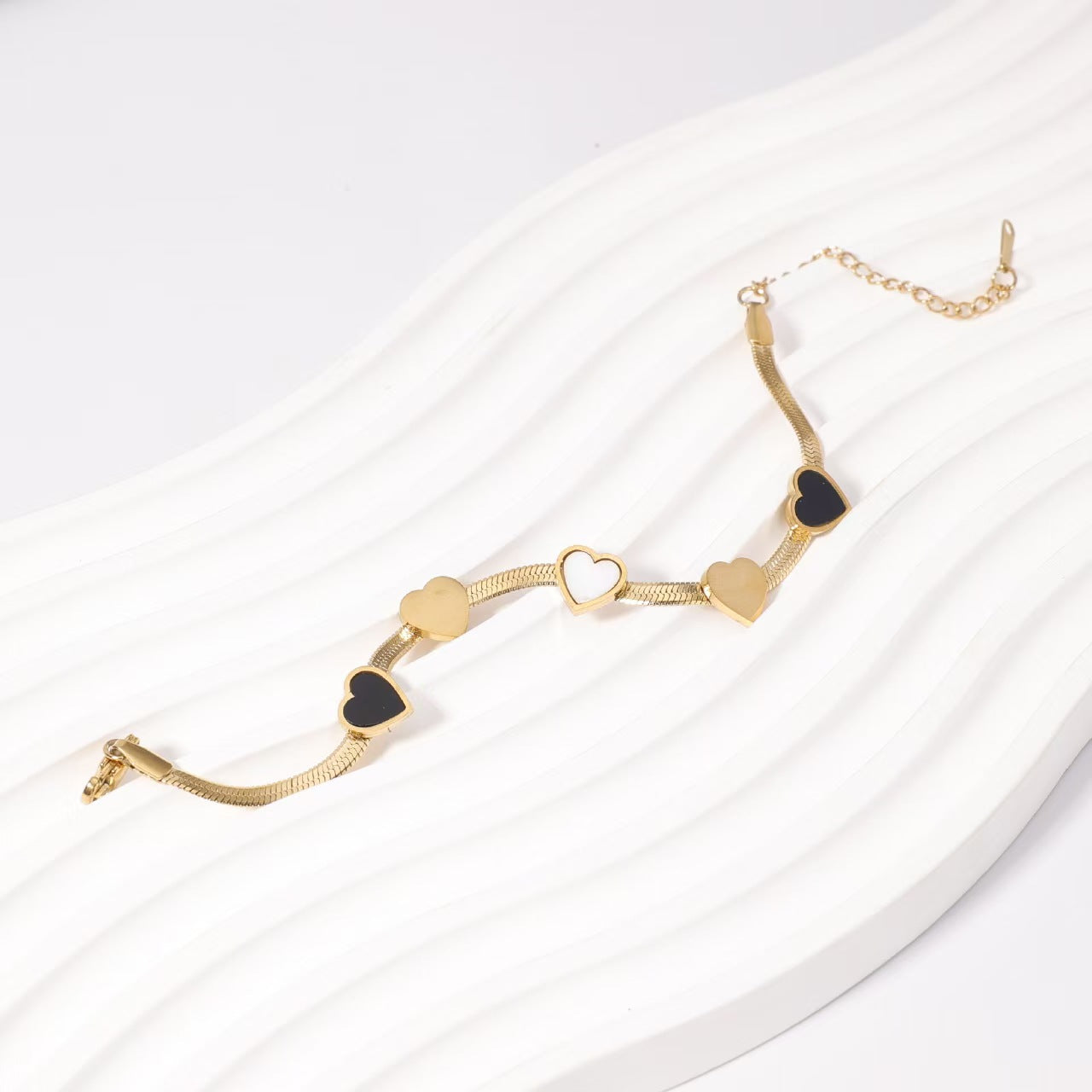 Snake Bones Chain Stainless Steel Love Fritillary Light Luxury High Bracelet
