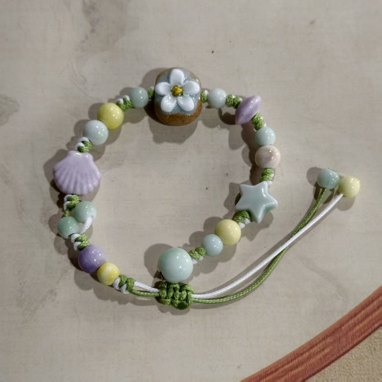 Women's & Men's Chinese Holiday Gift Ceramic Simple Personality Bracelet