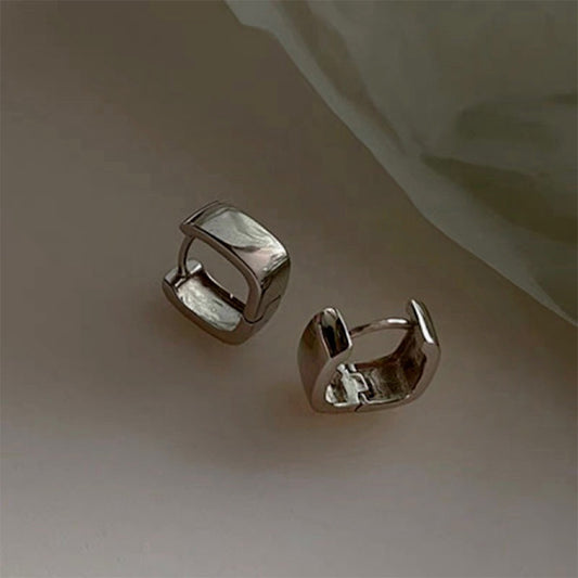 Small Versatile Female Wide Design Sense Niche Male Ear Earrings