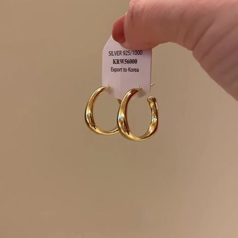 Collection Vintage Coffee Light Luxury High Sense Refined Rings