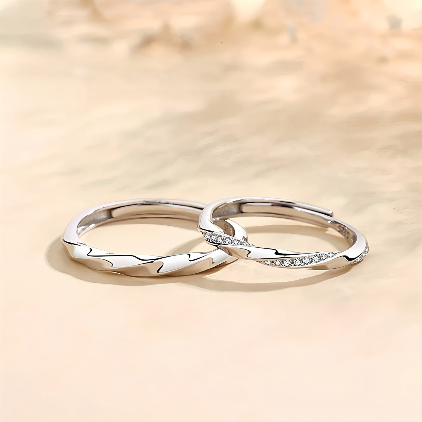 Luxury Minority Design Index Finger Simple Adjustable Open Ring