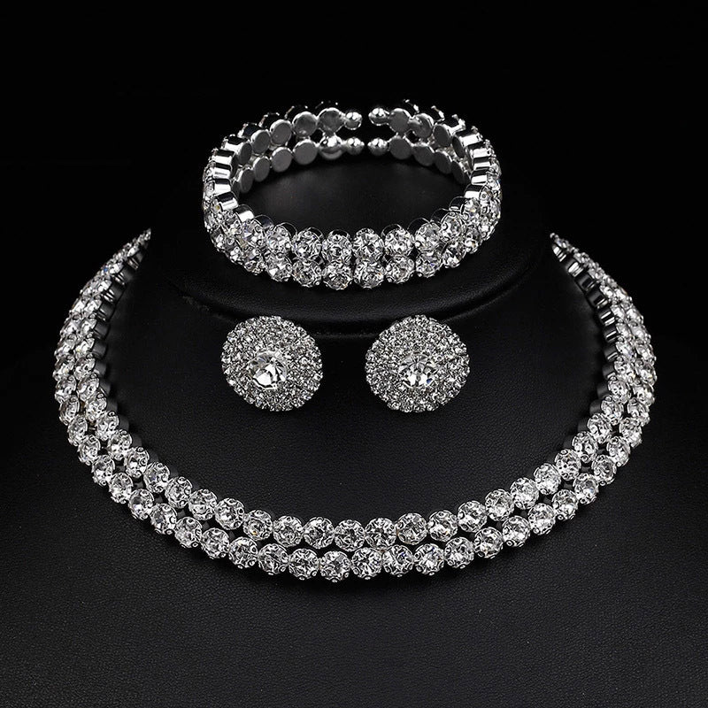 Fashion Claw Chain Zircon Elegant Design High Sense Necklace
