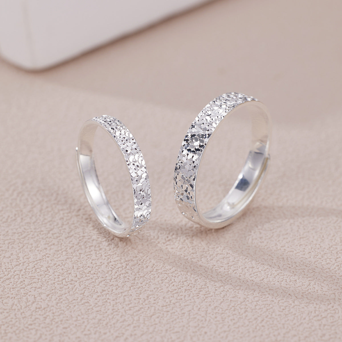 Pure Sier Mush Ice Female Affordable Luxury Fashion Ring