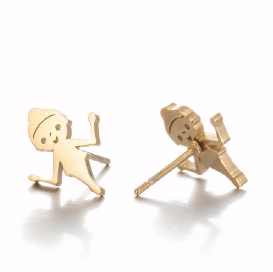 Fashion Sports Series Roller Skates Football Rugby Female Earrings