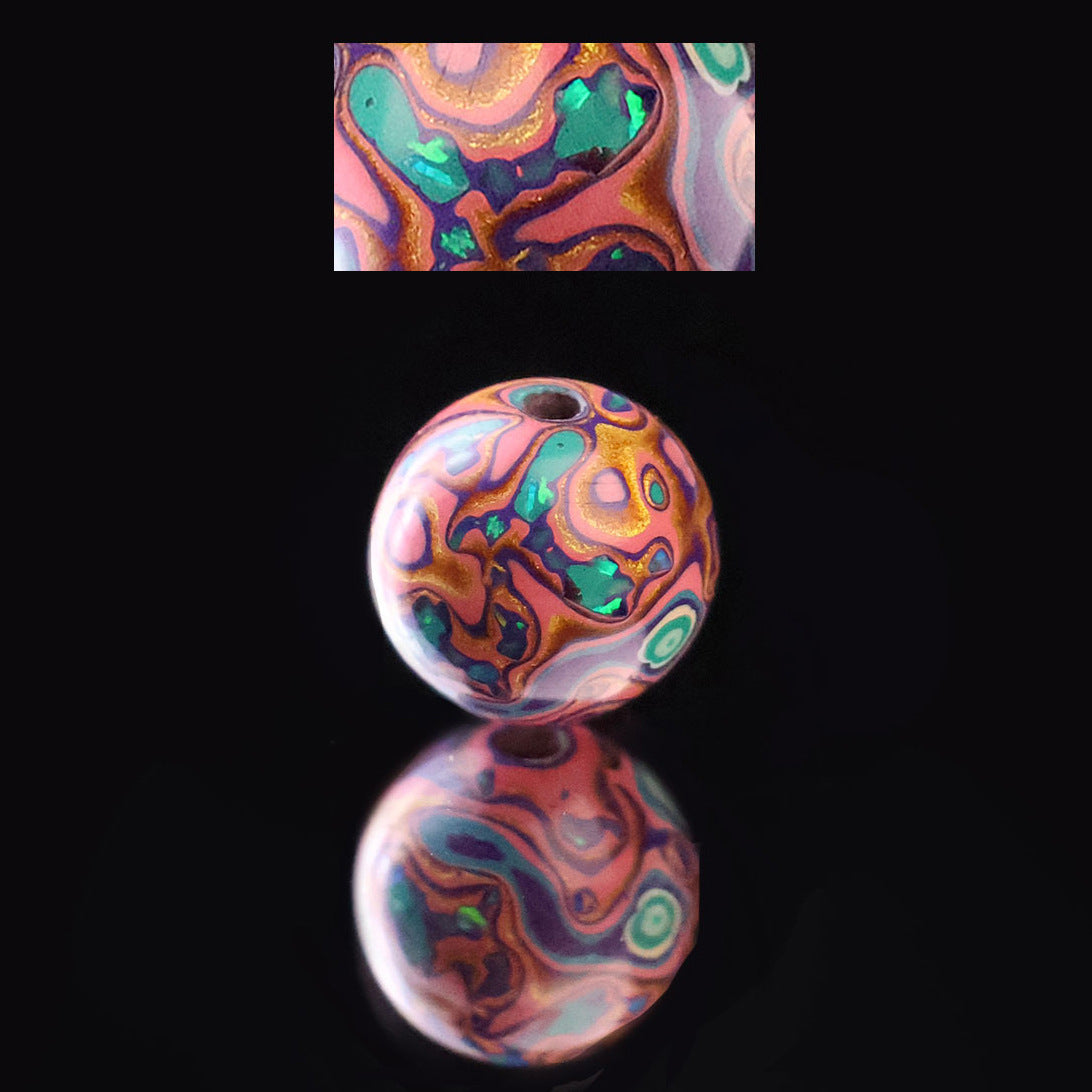 Paint Beads Opal Loose Wooden Beaded Rosewood Embryo Single Bracelets