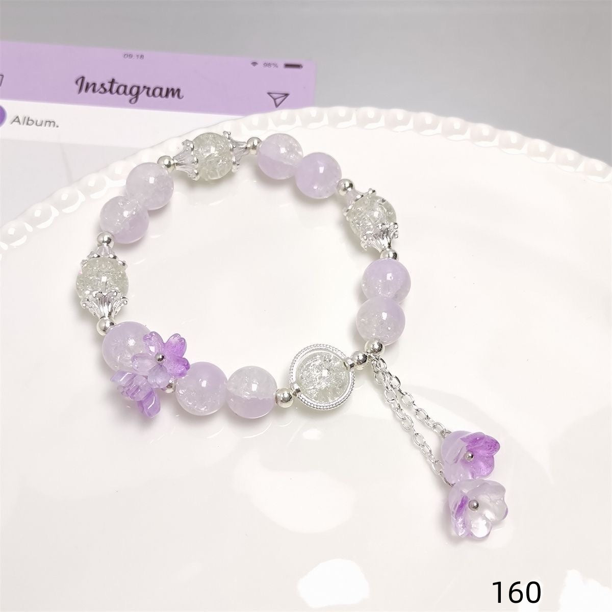 Colorful Crystal String Beads Fishtail Sweet Super Fairy Girlfriends For Bracelets