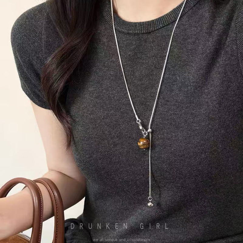 Women's Heart Light Luxury Minority Clavicle Chain Cold Necklace