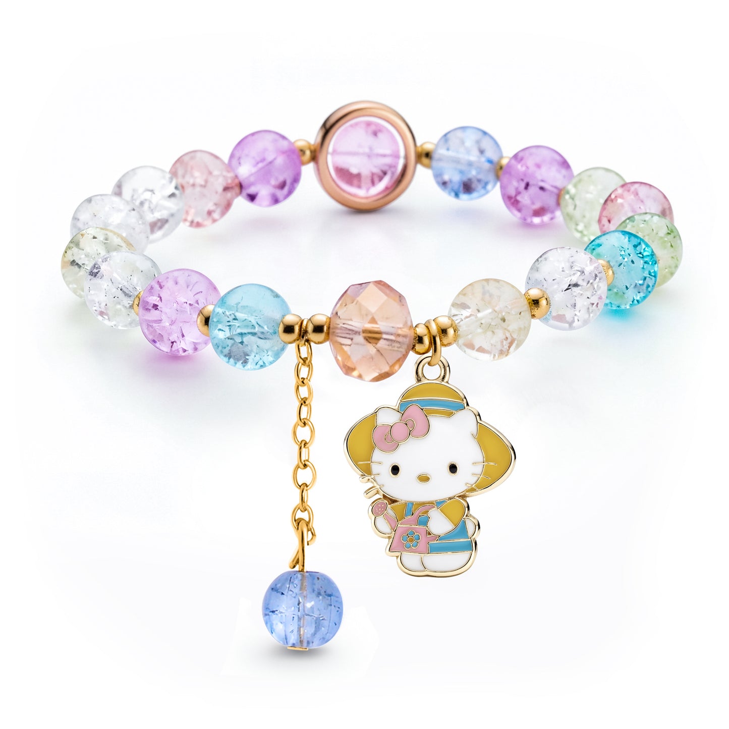 Children's Little Korean Style Sister Crystal String Bracelet