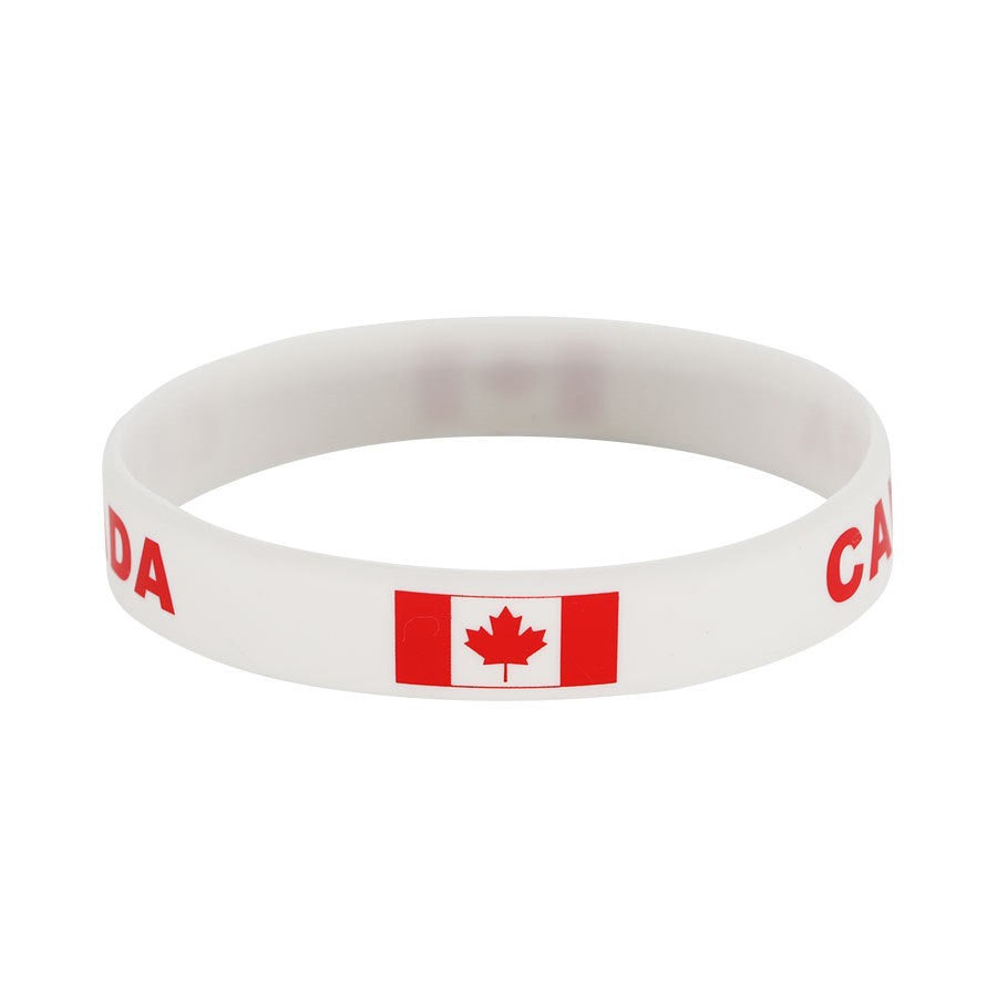 World Cup Peripheral Sports Silicone Canada Flag Cheer Football Wrist Bracelets