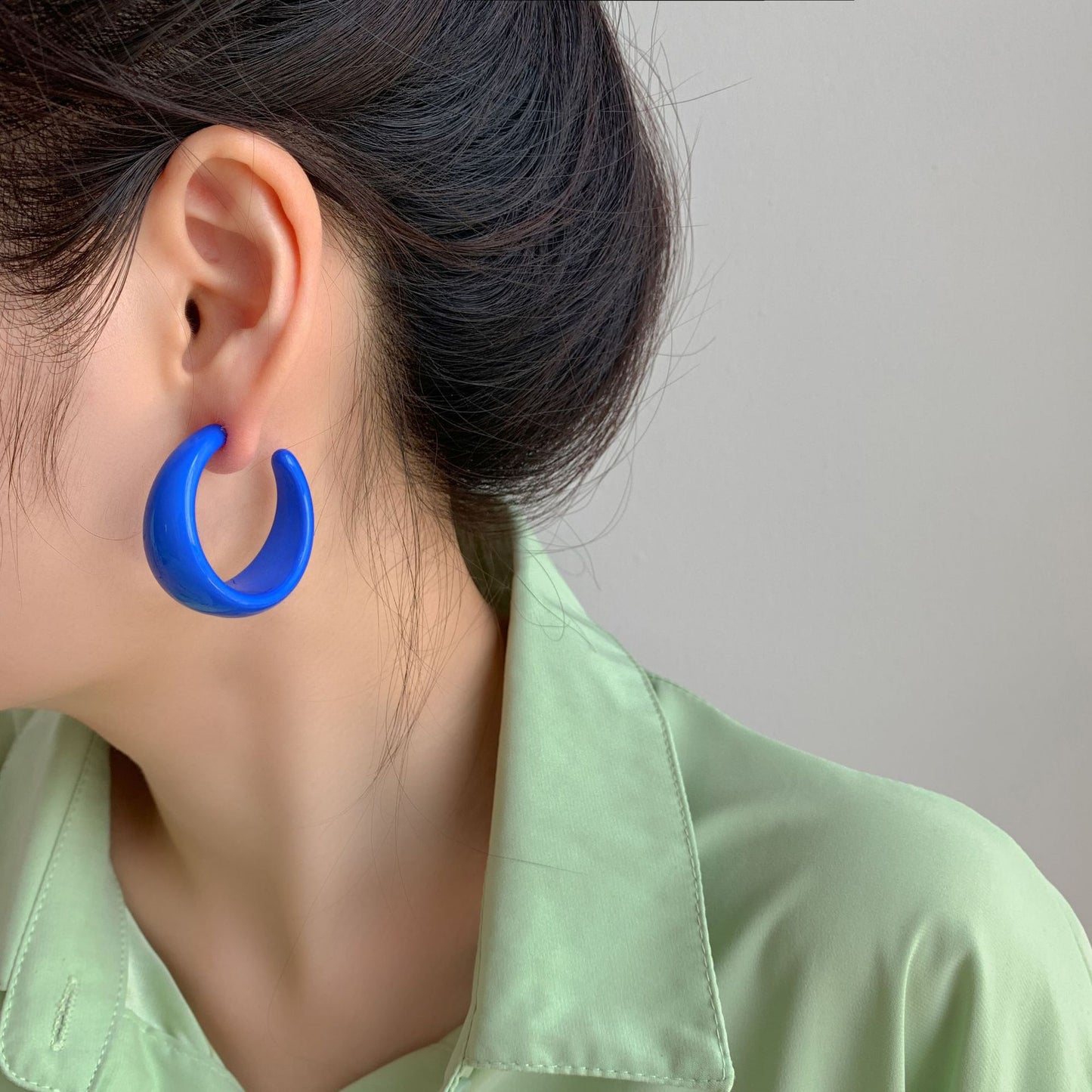 Style Shaped Female Fashion Graceful Fashionable Summer Exaggerated Earrings
