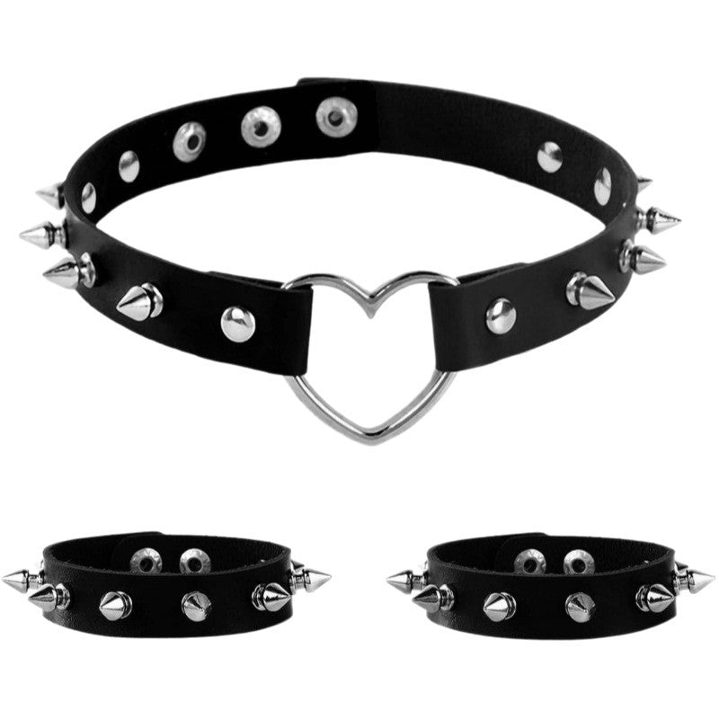 Style Punk Rock Leather Gothic Spike Trend Bracelets