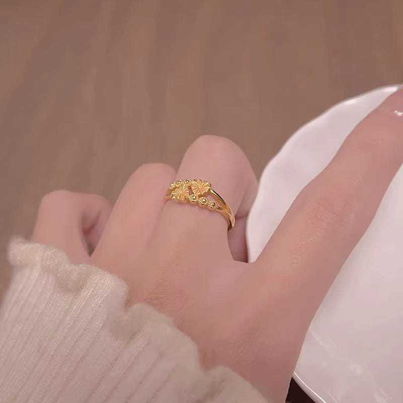 Women's Shaped Love Adjustable Wild Opening Gifts Ring