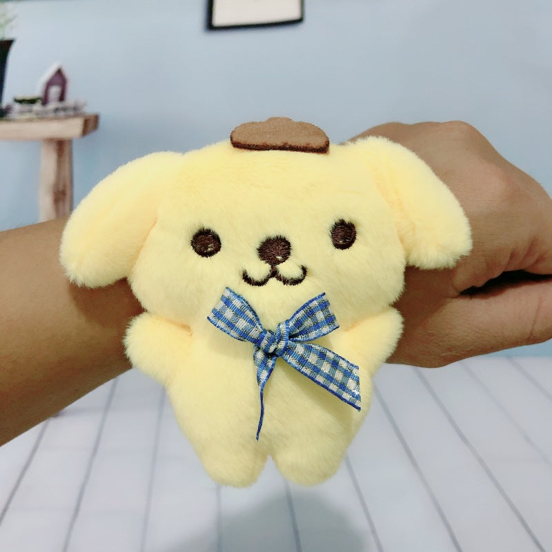 Children's Plush Cartoon Pop Cute Sun Flower Couple Female Dinosaur Slap Bracelet