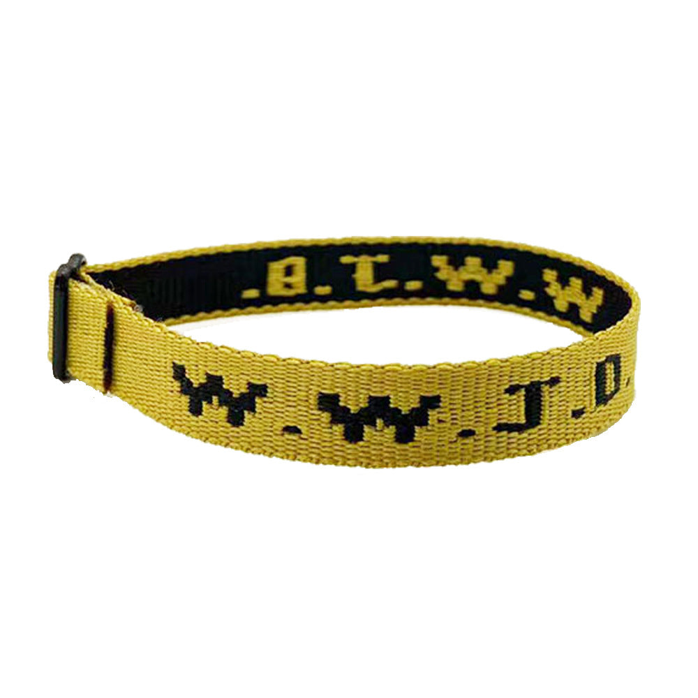 Jacquard Printing Wristband Unisex Wrist Strap For Bracelets