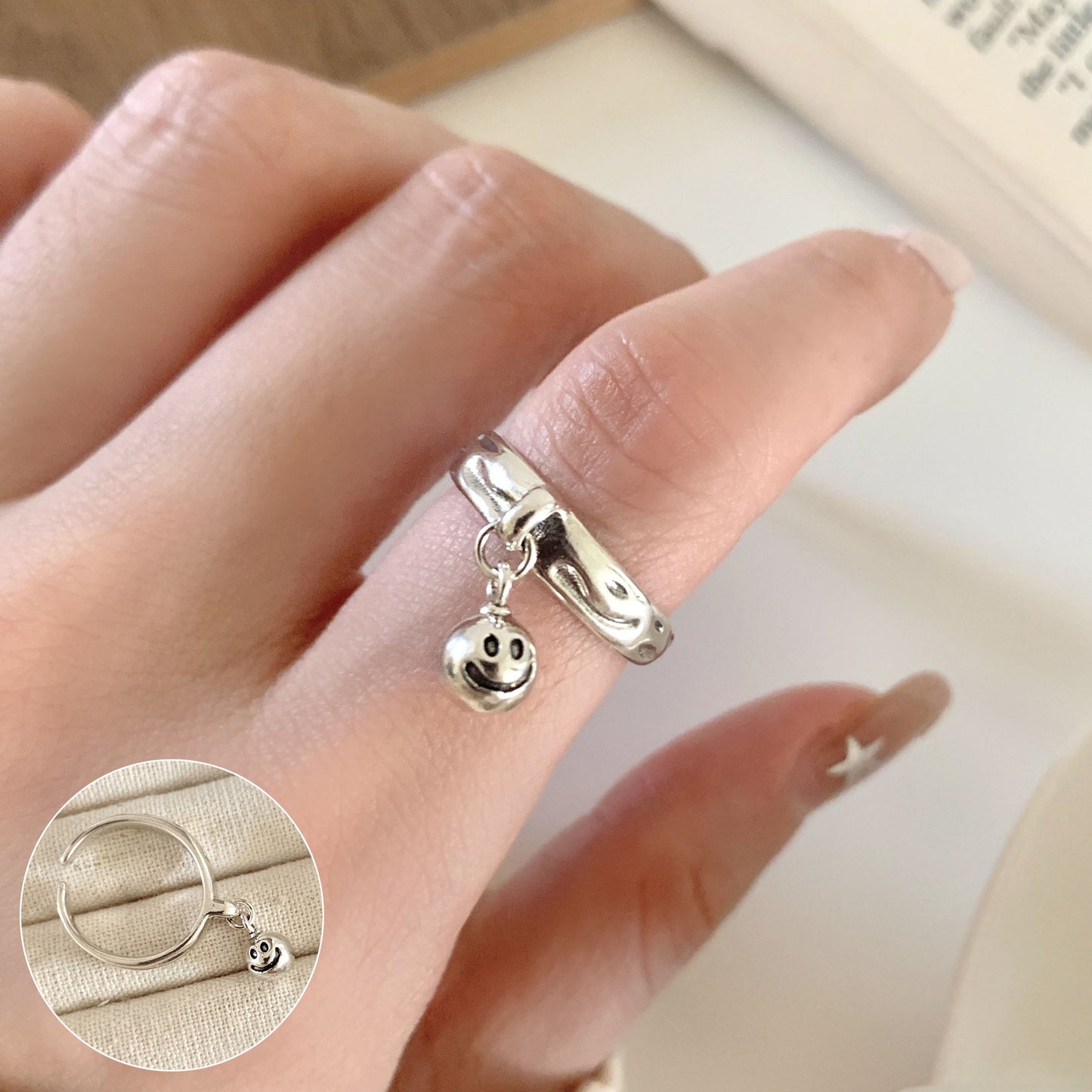 Korean Iti Pony Female Irregular Fashion Graceful Rings