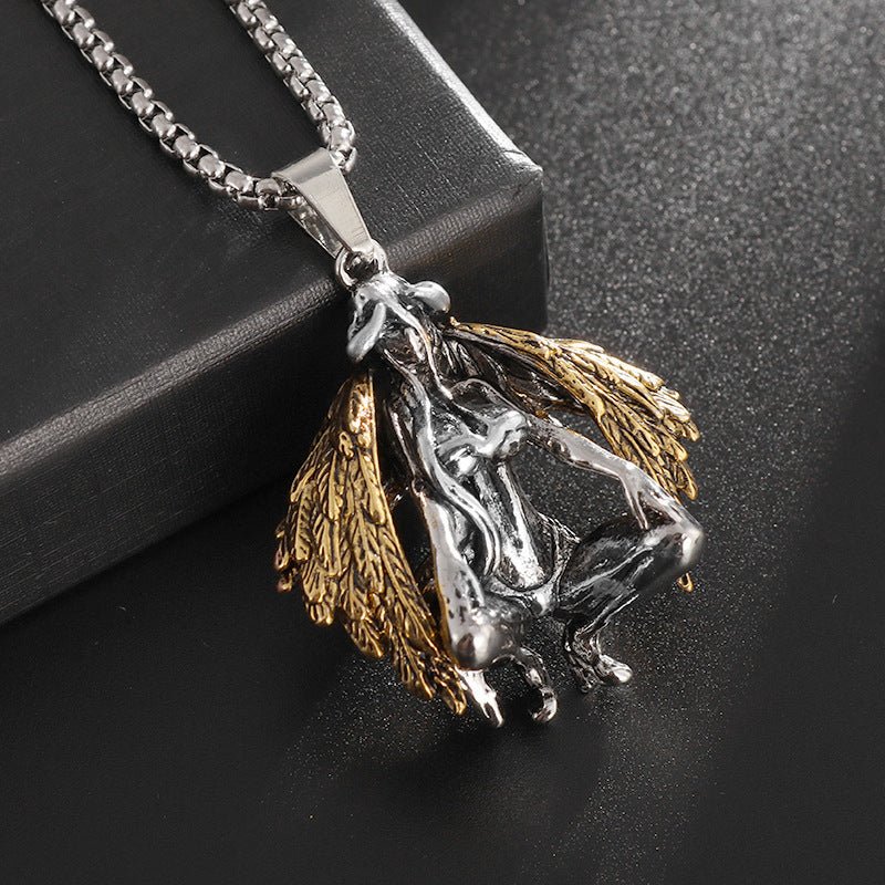 Punk Star Bone Saturn Halo Hipster With Personality Fashion Skull Pendants