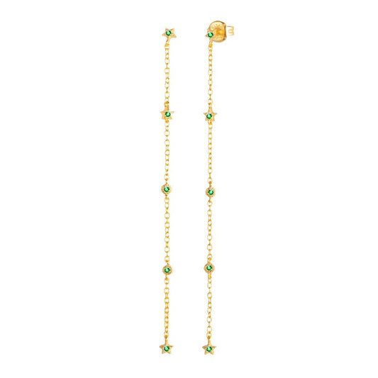 Cool Temperament Long Tassel Eardrop Chain Ear Line