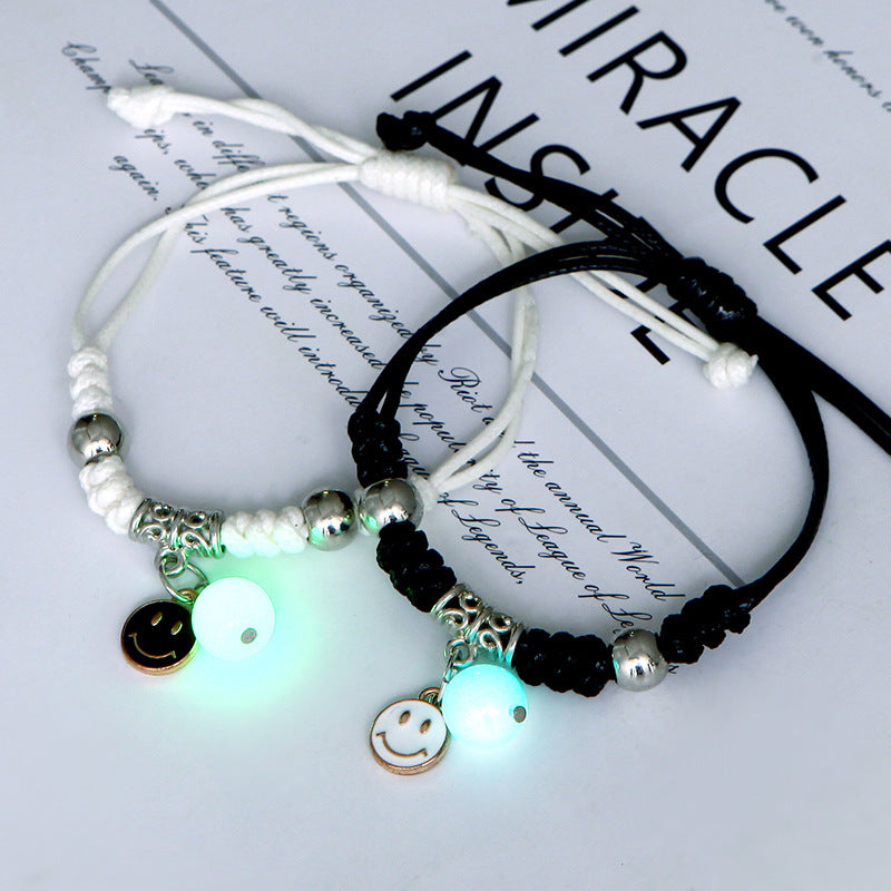 Women's & Men's Luminous Couple And Korean Simple Bunny Bracelets