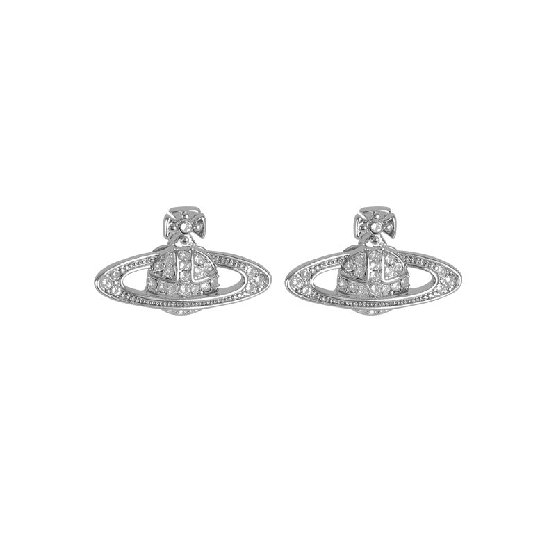 Charming Women's Planet High-grade Ear Fashionable Stud Earrings
