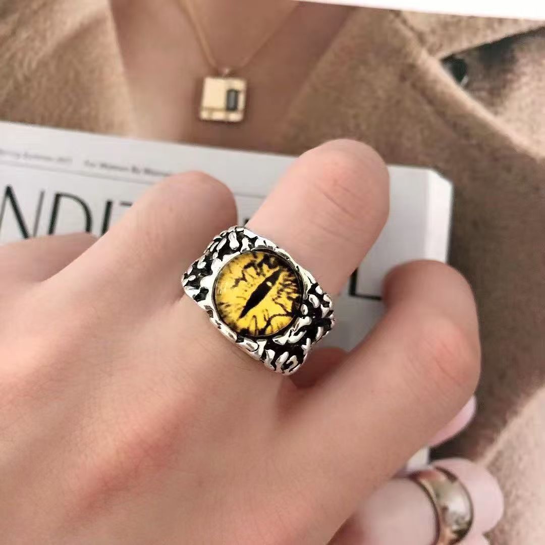 Men's Punk Exaggerated Alloy Hip Hop Cool Handsome Ring
