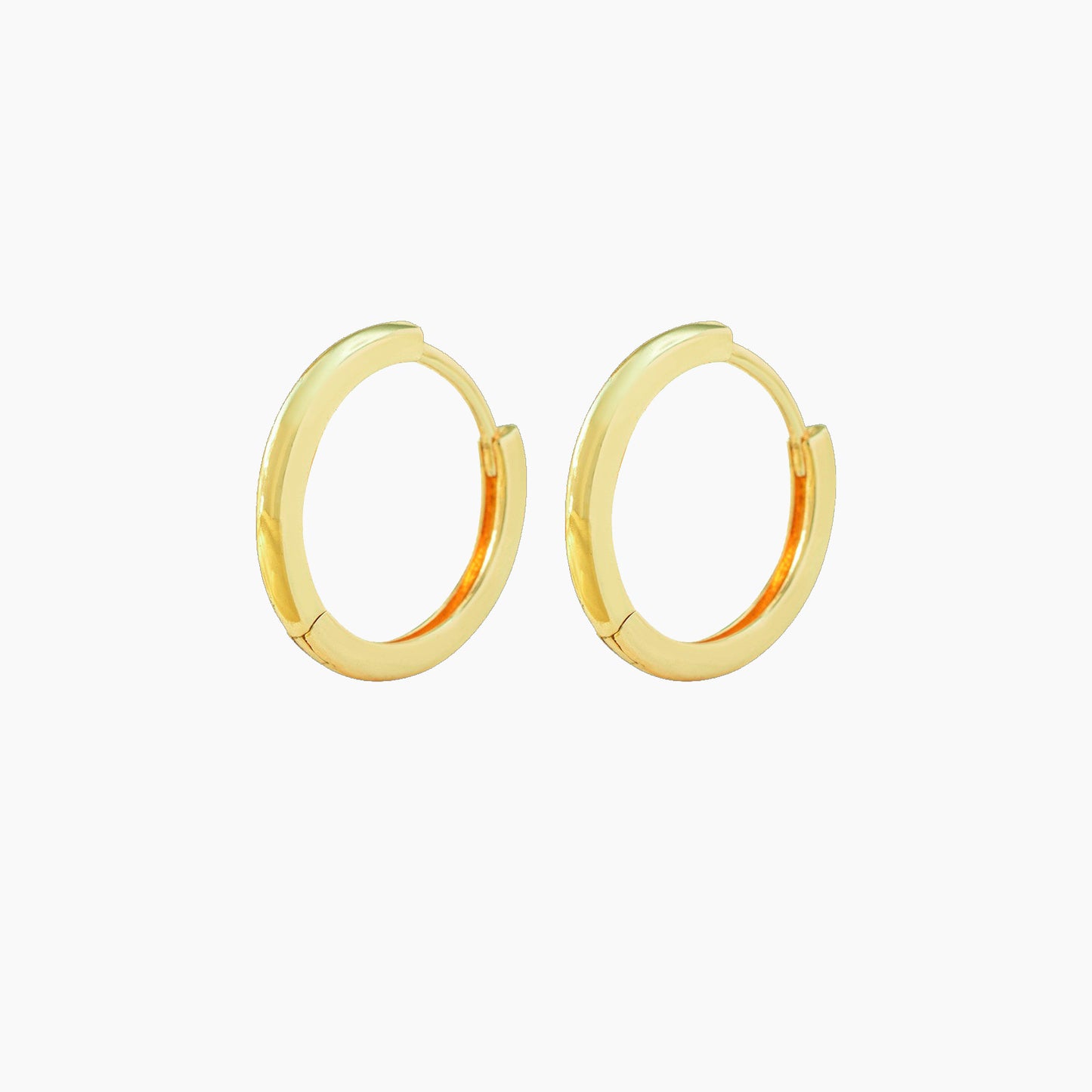 Geometric U-shaped Ear Gold-plated Copper Fashion Simple Earrings