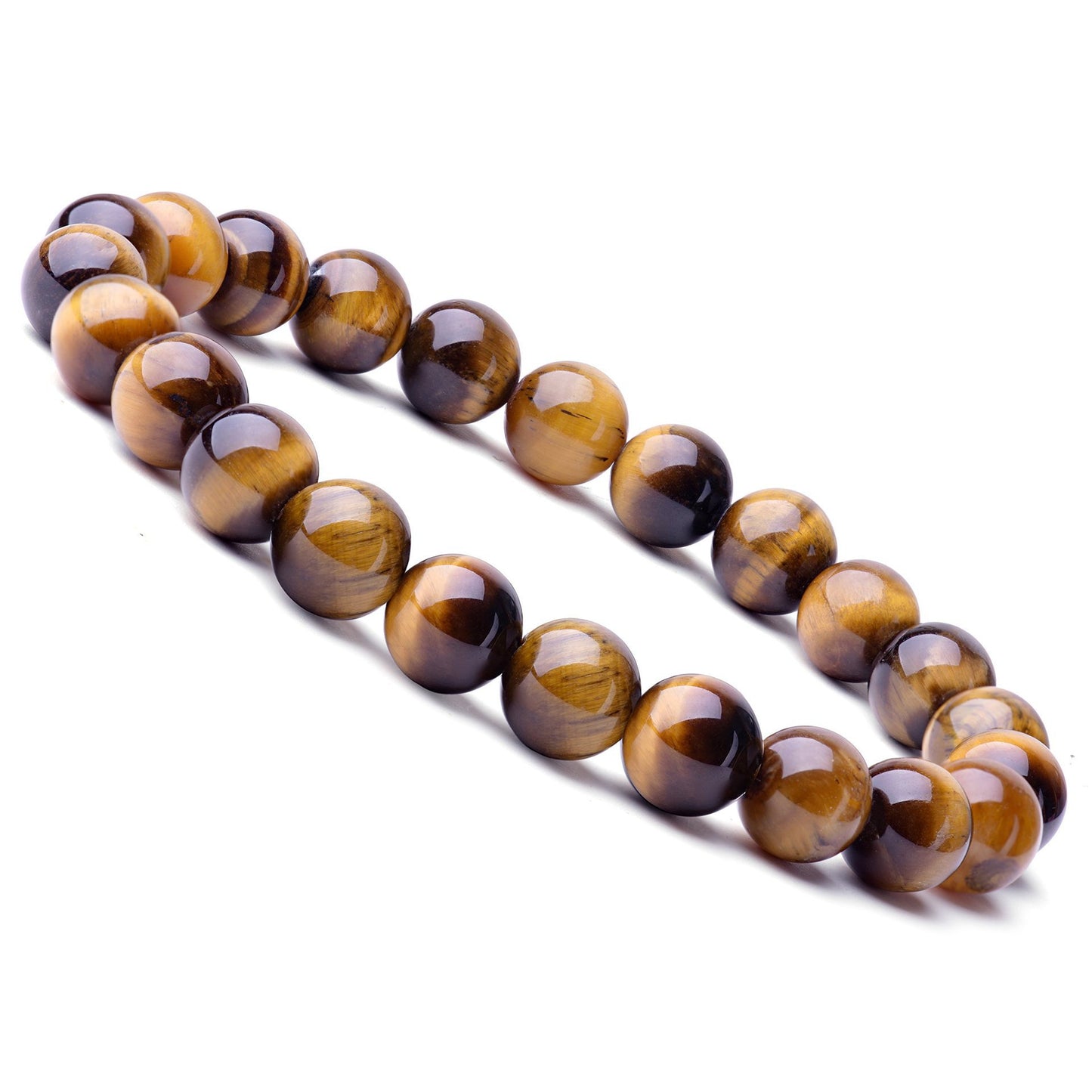 Stone Lava Volcanic Rock Hematite Stretch Bracelet