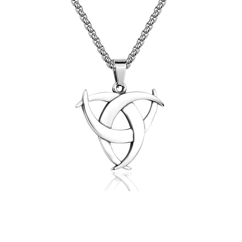 Men's Stainless Steel Boxing Physical Picture Domineering Necklace
